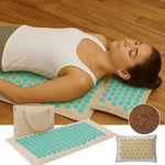 Acupressure Mat Set Cotton Pillow & Carry Bag