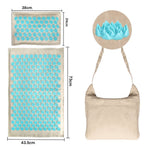 Acupressure Mat Set Cotton Pillow & Carry Bag
