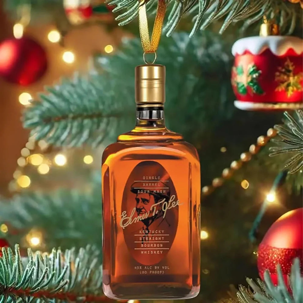 Advent Calendar 24 Acrylic Whiskey Bottle Ornaments