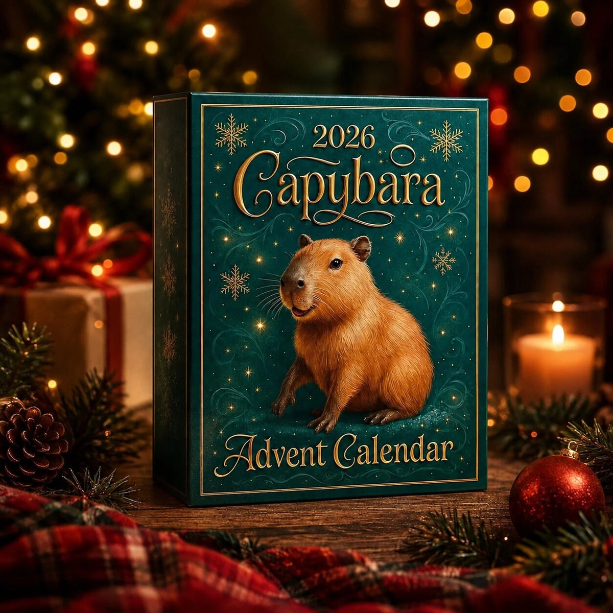 Advent Calendar 24 Collectible Capybara Figures