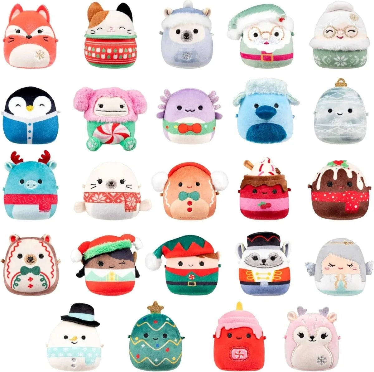 Advent Calendar 24 Collectible Mini Figures Christmas Countdown
