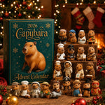 Advent Calendar 24-Day Capybara Countdown Festive Designs