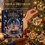 Advent Calendar 24-Day Countdown With 24 Baubles