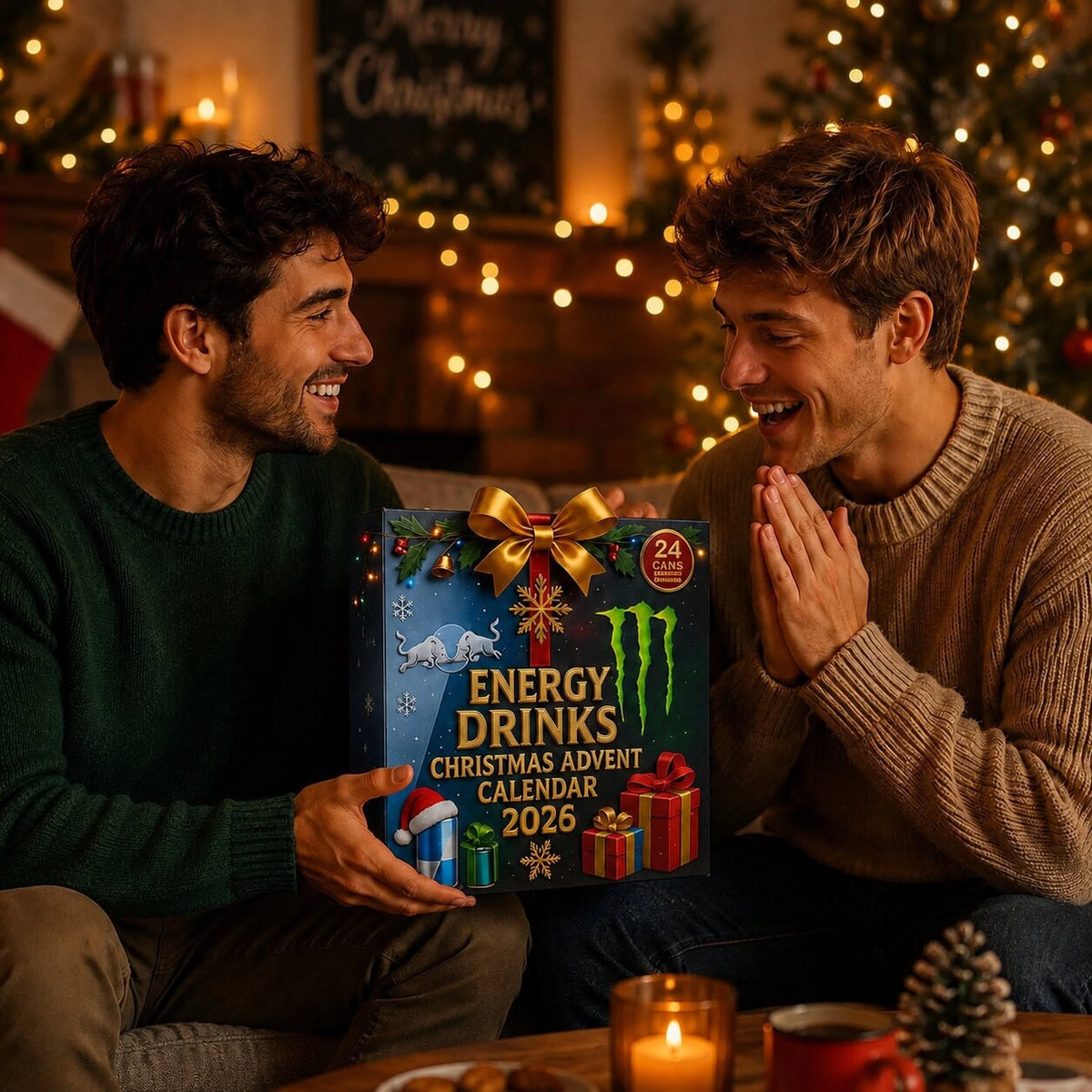 Advent Calendar 24-Day Energy Drink-Inspired Designs