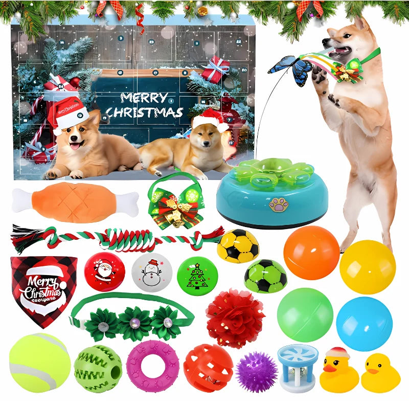 Advent Calendar 24-Day Pet-Safe Treats & Toys