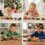 Advent Calendar 24 Die-Cast Toy Cars for Christmas Countdown