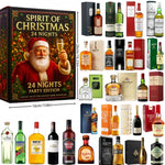 Advent Calendar 24 Mini Bottles Christmas Tree Ornaments