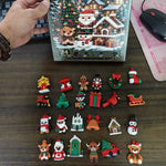 Advent Calendar 24 Mini Building Block Ornaments Reusable