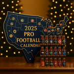 Advent Calendar 24 Miniature Bottle Ornaments for Christmas Tree Decor