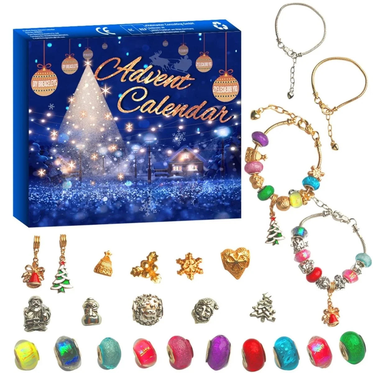 Advent Calendar 24 Natural Gemstones Information Booklet
