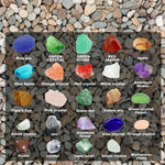 Advent Calendar 24 Natural Gemstones Information Booklet
