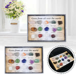 Advent Calendar 24 Natural Gemstones Information Booklet