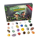 Advent Calendar 24 Natural Gemstones Information Booklet