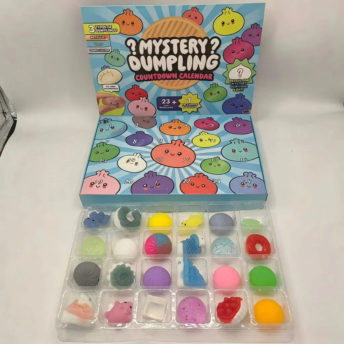 Advent Calendar 24 Slow-Rising Squishy Toys
