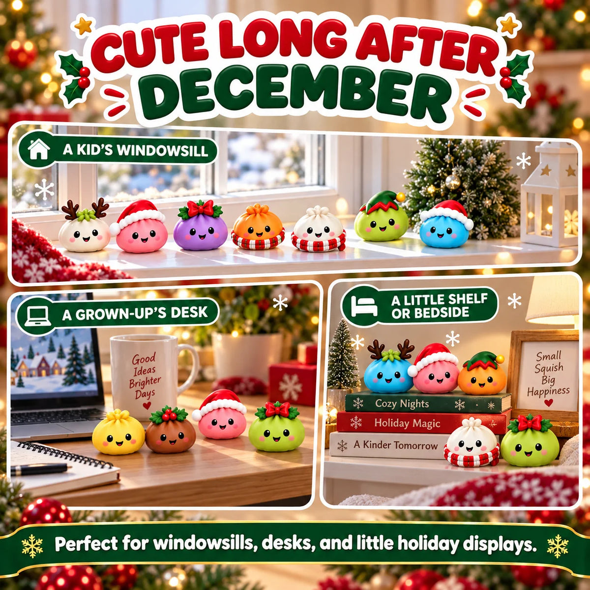 Advent Calendar 24 Soft Dumpling Squishies