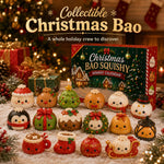 Advent Calendar 24 Soft Squeezable Festive Figures