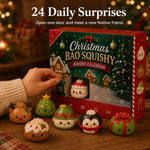 Advent Calendar 24 Soft Squeezable Festive Figures