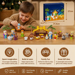 Advent Calendar Build-Your-Own Nativity Scene 24-Day