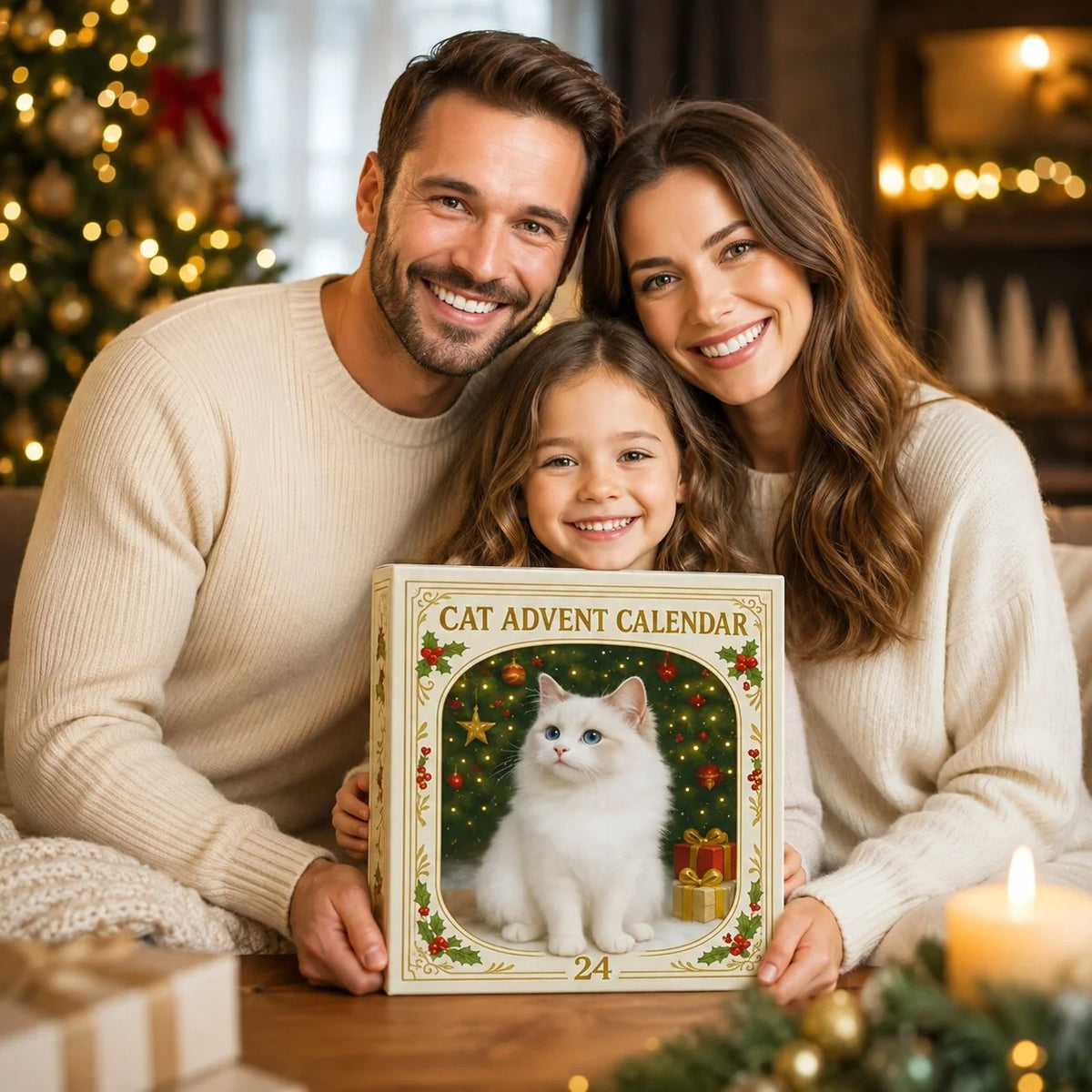 Advent Calendar Cat Figurines Set of 24