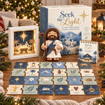 Advent Calendar Christian 24-Day Illuminated Nativity Scene