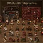 Advent Calendar Clear Acrylic Christmas Village Hanging Design