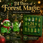 Advent Calendar Crystal Frog Ornaments Set of 24