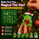 Advent Calendar Crystal Frog Ornaments Set of 24