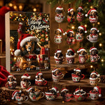 Advent Calendar Dachshund 24 Daily Ornaments