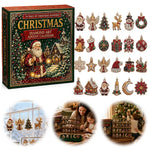 Advent Calendar Diamond Painting Ornament Craft Kit 24 Compartments