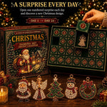 Advent Calendar Diamond Painting Ornament Craft Kit 24 Compartments