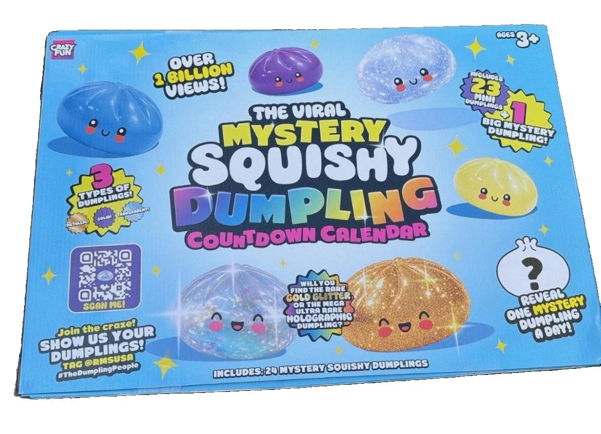 Advent Calendar Dumpling Squishy Set of 24