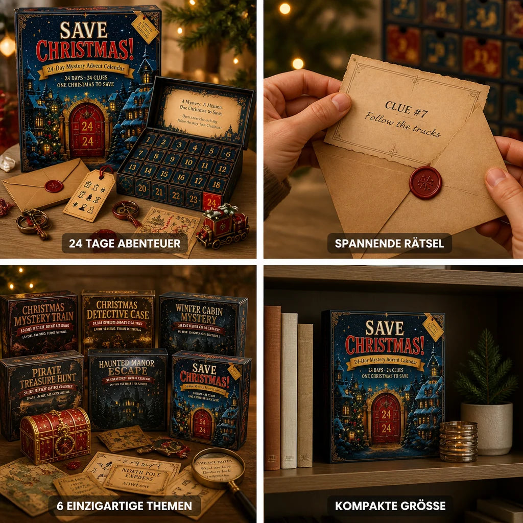Advent Calendar Escape Room Puzzles 24-Day Challenge