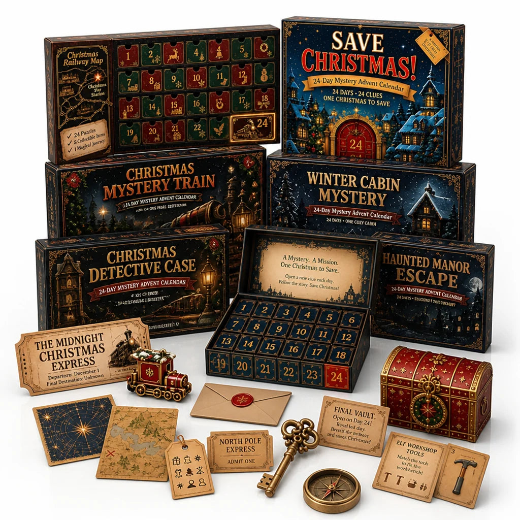 Advent Calendar Escape Room Puzzles 24-Day Challenge