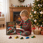 Advent Calendar Farm Vehicle Toys 24-Day Countdown