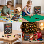 Advent Calendar Farm Vehicle Toys 24-Day Countdown