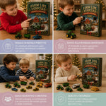 Advent Calendar Farm Vehicles 24-Day Christmas Countdown