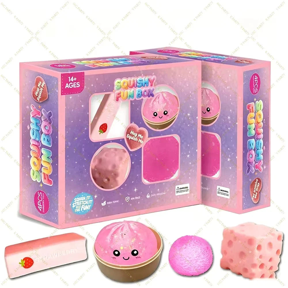 Advent Calendar Foam Dumpling Squishies Slow-Return Set of 24