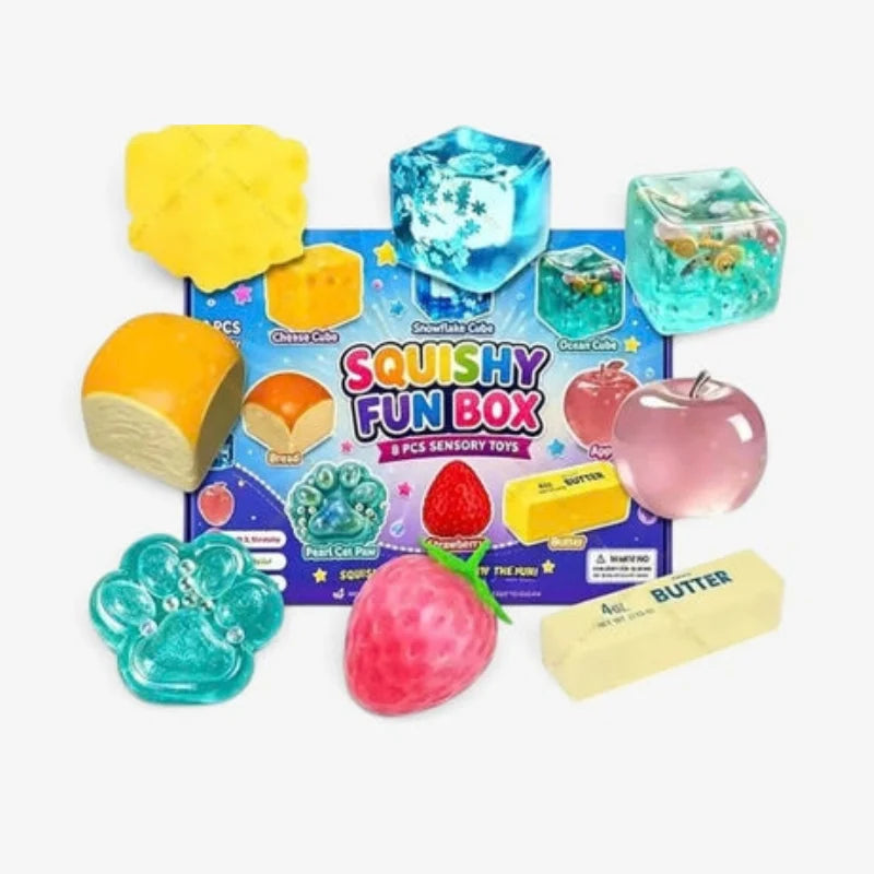 Advent Calendar Foam Dumpling Squishies Slow-Return Set of 24