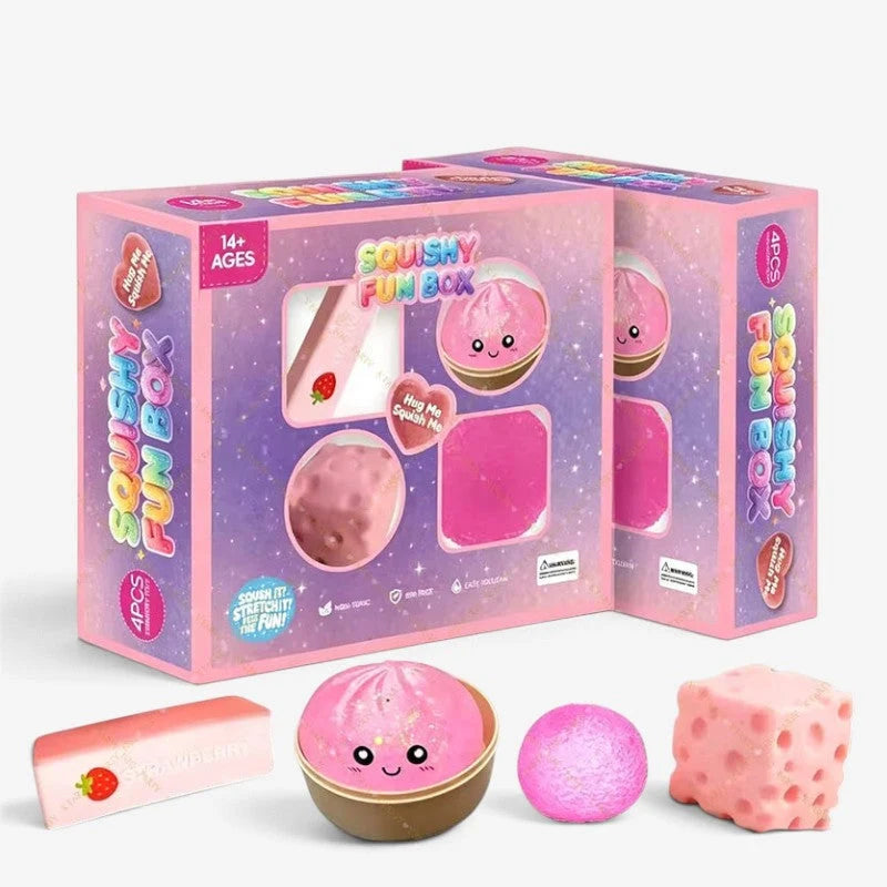 Advent Calendar Foam Dumpling Squishies Slow-Return Set of 24