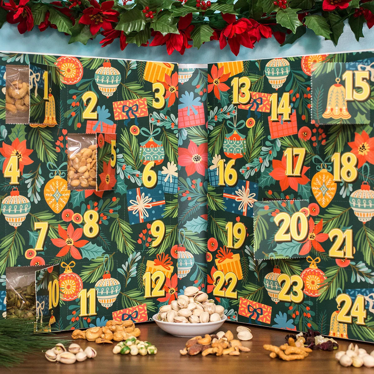Advent Calendar Gourmet Snacks 24 Days of Treats
