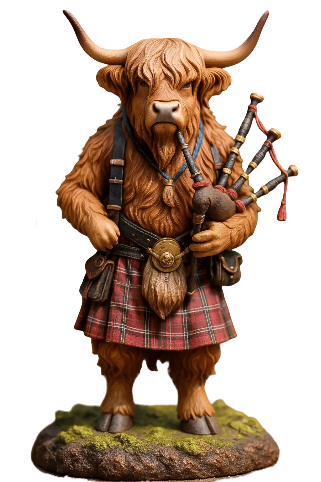 Advent Calendar Highland Cow 24 Resin Figurines