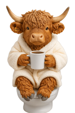 Advent Calendar Highland Cow 24 Resin Figurines