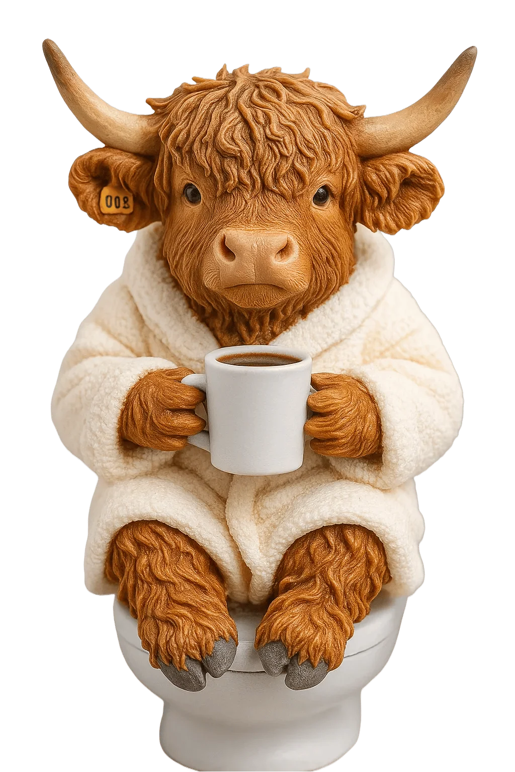Advent Calendar Highland Cow 24 Resin Figurines