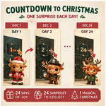 Advent Calendar Highland Cow 24 Resin Figurines