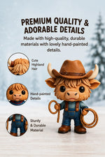 Advent Calendar Highland Cow 24 Resin Figurines
