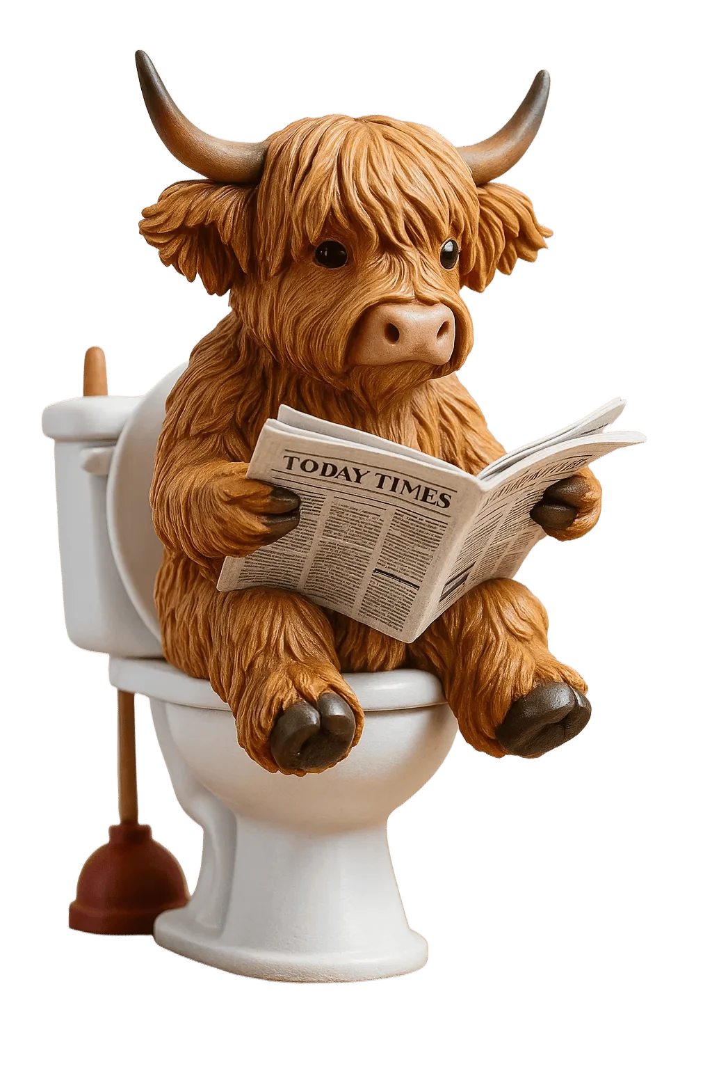 Advent Calendar Highland Cow 24 Resin Figurines