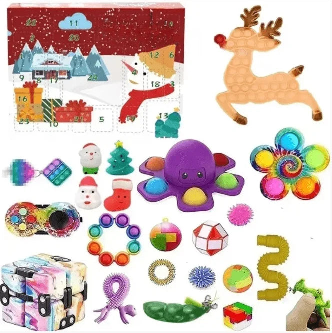 Advent Calendar Kids' Sensory Toys Christmas-Themed