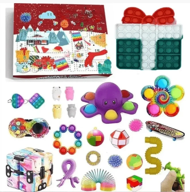 Advent Calendar Kids' Sensory Toys Christmas-Themed