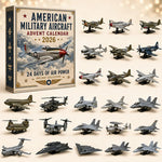 Advent Calendar Military Aircraft 24 Miniature Models