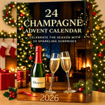 Advent Calendar Miniature Bottle Ornaments 24-Day Countdown